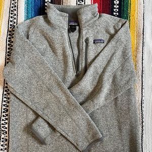 Grey Patagonia Better Sweater 1/4-Zip